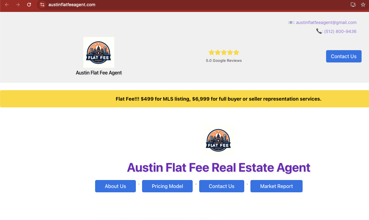 Modern website design